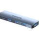 Металевий концентратор SAMZHE USB3.0, 4-портова док-станція розширення, високошвидкісний концентратор-подовжувач для ноутбуків, багатопортовий адаптер, подовжувач, блок живлення Type-C, HBK1-2, 1 метр - изображение 3