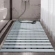 Коврик для ванной комнаты BONET Anti-Slip противоскользящий 43x67 см серо-синий - изображение 4