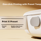 Набор Deli Q13Pro White Value Package, портативный термоблок для этикеток, этикетки для хранения имен, ценники, принтер для этикеток на продукты питания, мобильное подключение по Bluetooth. - изображение 2