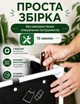 Корзина для белья для хранения грязной одежды корзина сортировочная белая 97*57*28см - изображение 2