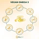 Омега-3 ВЕГАН з Algae 1000 мг VITALITA, 60 капсул - зображення 4