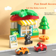 FEELO, совместимый с крупными строительными блоками LEGO, игрушка-конструктор для детей, подарок на день рождения для мальчиков и девочек, американские горки в джунглях Y32322 - изображение 5