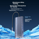 Розширювальна док-станція Acasis Type-C3.2, USB-C з двома HDMI-портами, чотириекранний дисплей, повнофункціональний відеопорт C 4K60Hz, 10G сумісний з Mac Thunderbolt DS-0203 - зображення 12