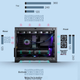 Корпус PHANTEKS XT M3 Mini Whirlwind MATX Black для настольного, игрового и офисного компьютера (поддержка водяного охлаждения 360 мм / с двумя вентиляторами 120 мм / Type-C 20 Гбит/с+) - изображение 12