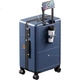 Чемодан Reebok Luggage, PC с ручкой, многофункциональный, большой вместительный, с паролем, кожаный, цвет Nashi Blue, 24 дюйма. - зображення 3