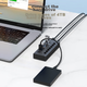 USB-концентратор Aigo с семью портами, док-станция расширения с независимым блоком питания, многопортовая док-станция расширения USB 3.0, конвертер для ноутбука, удлинительный кабель USB H07 (металлический) - изображение 6