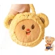 Сумочка Deli Butter Bear, милая плюшевая деловая сумка, сумка через плечо с прозрачным окошком, двусторонняя сумка HY708 - изображение 1
