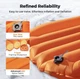 Сверхлегкий надувной коврик для кемпинга FlEXTAILGEAR ZERO MATTRESS MUMMY R 6,0 / 5,6 562г - изображение 6