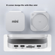 Док-станция Hagibis Macmini M4, корпус для жесткого диска, расширительная база для внешнего жесткого диска, мини-ПК с разъемами Thunderbolt 4/5 USB, настольная подставка, аксессуары. - изображение 8