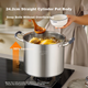 Каструля для супу MAXCOOK MCT0135, нержавіюча сталь 316L, подвійне дно, 28 см - зображення 4