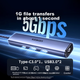 UGREEN Гигабитный USB-C концентратор с портом Ethernet, сетевой кабель-адаптер, док-станция расширения, USB-интерфейс, совместимый с Thunderbolt 4, Apple Macbook, ноутбуками и смартфонами Huawei. - изображение 5