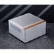 Корпус для мини-настольного компьютера JONSBO N10 Silver ITX (корпус из алюминиевого сплава толщиной 3,3 мм, древесина черного ореха из Северной Америки, форм-фактор ITX, объем 4,5 л, блок питания 1U FLEX) - изображение 11