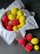 Зефір полуниця та лимон в подарунковій коробці 21см honeycake - зображення 2