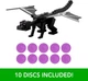 Интерактивная Фигурка Майнкрафт Эндер Дракон 55 см Minecraft Dragon's Breath Attack Ender Dragon Mattel JKC13 - изображение 4