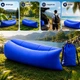 Надувний диван ламзак Supretto Air Sofa 1,90 м, без насоса, для відпочинку на природі (синій) - зображення 4