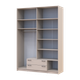 Шафа для одягу Doros Ронді з антресолею Кашемір 4 ДСП 160х52х236 (80738479) - зображення 4