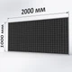 Магнітна крейдяна дошка ТСО графітова 100×200 см, у клітинку - изображение 1