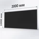 Магнітна крейдяна дошка ТСО графітова 100×200 см - изображение 1