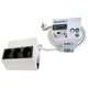 Подовжувач SilverCrest з затискачем 3 розетки 3520W 3 м White-Black (3_08327) - зображення 5