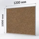 Коркова дошка ТСО для об`яв і нотаток 100×120 см - зображення 1