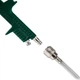 Пневматичний фарбопульт Parkside PDFP 500 C3 HVLP сопло 1.4 мм 500 мл Silver-Green (3_08287) - зображення 5