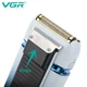 Электробритва VGR V-362 WHITE шейвер, двойное лезвие, триммер, IPX6, LED Display - изображение 5