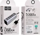 USB-хаб Hoco HB1 4USB Line machine Tarnish (6957531038139) - изображение 4