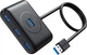 USB-хаб Ugreen CR113 USB 3.0 Hub 1 м Black (UGR-20291) - изображение 1