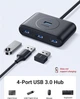 USB-хаб Ugreen CR113 USB 3.0 Hub 1 м Black (UGR-20291) - изображение 5