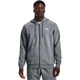 Джемпер чоловічий Under Armour Men's Ua Essential Fleece Full-Zip Hoodie Fleece Tops 1373881-012 s, сірий - изображение 4