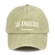 Бейсболка Los Angeles Vintage Made Бавовна Універсальний розмір Оливковий (28091) - изображение 2