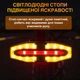 Беспроводной велосипедный фонарь задний с пультом управления стоп-сигнал USB Type-C водозащитный с поворотами - изображение 2