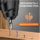 Аккумуляторный шуруповерт 8.8V с поворотной ручкой 90° + набор 47 насадок, ручная электроотвертка с кейсом, подсветкой и реверсом - изображение 5