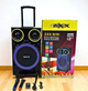 Портативная акустическая система ZXX-9191 60W 93 дБ с двумя микрофонами и LED подсветкой - изображение 6