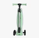 Самокат трехколесный Best Scooter Kick`n`roll X2-002 колеса PU со светом складной руль подсветка платформы. Black and Green (195001) - изображение 4