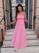 Сарафан женский макси с широкой юбкой розового цвета 38449 One Size - изображение 4