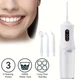 Портативный ирригатор для ротовой полости Oral Irrigator 220 мл, 4 насадки, беспроводной water flosser, ирригатор для зубов - изображение 3