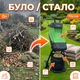 Садовый измельчитель Dozer E-01 2400Вт для веток листьев шредер для компоста 45мм мульча утилизатор 2 ножа 50л - изображение 4