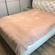 Покривало на диван кровать из микрофибры, Персиковое (F5-23) - изображение 1