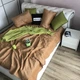 Покрывало для спальни на кровать диван, покрывало из велюра на диван кровать плед на кровать Золотистое (P-C6) - изображение 3