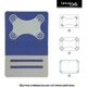 Чехол для планшета Armorstandart Elastic Band 10 Dark Blue - изображение 2