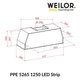 Витяжка WEILOR PPE 5265 SS 1250 LED - изображение 8