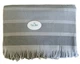 Простынь махровая Parisa Home Pike 150х200 плотность 400 г/м2 серая - изображение 2