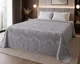 Простынь махровая жаккардовая Parisa Home Premium 200х220 плотность 470 г/м2 темно-серая - изображение 1