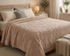 Простынь махровая жаккардовая Parisa Home Premium 200х220 плотность 470 г/м2 бежевая - изображение 1