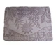 Простынь махровая жаккардовая Parisa Home Premium 200х220 плотность 470 г/м2 лиловая - изображение 2
