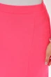 Юбка женская однотонная в рубчик малинового цвета Fashion размер 48-50 (215250) - изображение 4