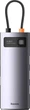 USB-хаб USB Type-C Baseus Metal Gleam Multi-functional 4-in-1 (PD, USB) (WKWG070013) Gray - изображение 2