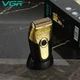 Аккумуляторный шейвер VGR Finale Shaver с двойной сеткой и зарядной базой - изображение 10