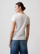 Футболка бавовняна довга жіноча GAP 398317631 2XL Біла (1159862922) - зображення 2